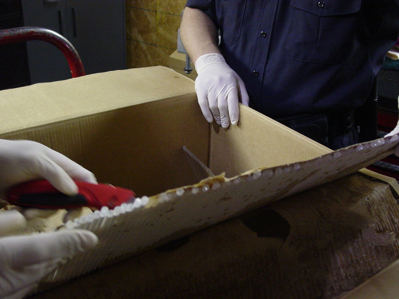 Cocaine inside box wall.JPG